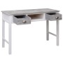 Escritorio de madera gris 110x45x76 cm de vidaXL, Escritorios - Ref: Foro24-284153, Precio: 144,73 €, Descuento: %