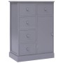 Aparador con 10 cajones madera gris 113x30x79 cm de vidaXL, Aparadores - Ref: Foro24-284176, Precio: 193,44 €, Descuento: %