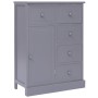 Aparador con 10 cajones madera gris 113x30x79 cm de vidaXL, Aparadores - Ref: Foro24-284176, Precio: 193,44 €, Descuento: %
