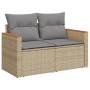 Juego de sofás jardín con cojines beige mezcla 12 pzas ratán PE de , Conjuntos de jardín - Ref: Foro24-3226094, Precio: 660,4...