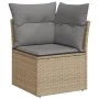 Juego de sofás jardín con cojines beige mezcla 12 pzas ratán PE de , Conjuntos de jardín - Ref: Foro24-3226094, Precio: 704,7...