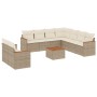 Juego de sofás jardín con cojines beige 10 pzas ratán sintético de , Conjuntos de jardín - Ref: Foro24-3226107, Precio: 622,9...