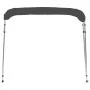 Anthrazitgraue 4-Bogen-Bimini-Markise 243x210x137 cm von , Aufbewahrungsabdeckungen für Boote - Ref: Foro24-93139, Preis: 190...