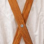 Cesto para colada plegable madera y tela color crema de vidaXL, Cestas para ropa - Ref: Foro24-284227, Precio: 25,39 €, Descu...