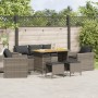 Set de muebles de jardín 6 pzas y cojines ratán sintético gris en Conjuntos de jardín | Comprar online en Foru.es