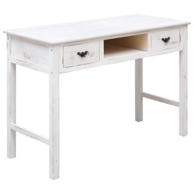 Mesa consola de madera blanco antiguo 110x45x76 cm de vidaXL, Mesas auxiliares - Ref: Foro24-284162, Precio: 125,14 €, Descue...