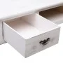 Antique white wooden console table 110x45x76 cm by vidaXL, Side tables - Ref: Foro24-284162, Price: 110,94 €, Discount: %