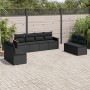 Set de sofás de jardín 8 piezas y cojines ratán sintético negro de , Conjuntos de jardín - Ref: Foro24-3225887, Precio: 477,3...