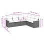 Set de muebles de jardín 6 pzas y cojines ratán sintético gris de , Conjuntos de jardín - Ref: Foro24-3226004, Precio: 353,95...