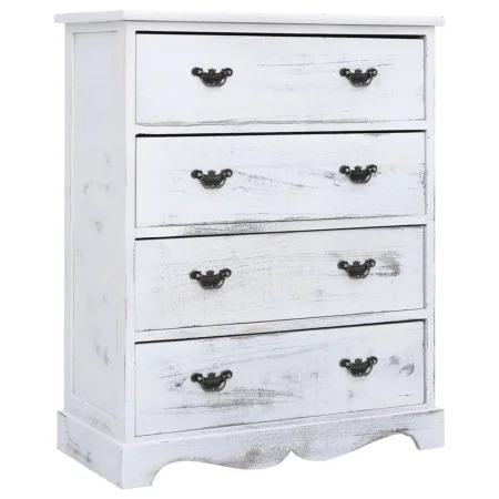 Cajonera de madera blanca 60x30x75 cm de vidaXL, Aparadores - Ref: Foro24-284180, Precio: 216,81 €, Descuento: %