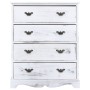 Cajonera de madera blanca 60x30x75 cm de vidaXL, Aparadores - Ref: Foro24-284180, Precio: 207,20 €, Descuento: %
