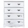 Cajonera de madera blanca 60x30x75 cm de vidaXL, Aparadores - Ref: Foro24-284180, Precio: 216,81 €, Descuento: %