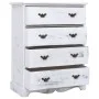 Cajonera de madera blanca 60x30x75 cm de vidaXL, Aparadores - Ref: Foro24-284180, Precio: 216,81 €, Descuento: %