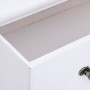 Cajonera de madera blanca 60x30x75 cm de vidaXL, Aparadores - Ref: Foro24-284180, Precio: 207,20 €, Descuento: %