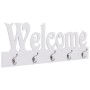 Perchero de pared WELCOME blanco 74x29,5 cm de vidaXL, Percheros para sombreros y abrigos - Ref: Foro24-284247, Precio: 47,58...