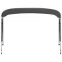 Toldo Bimini de 4 arcos gris antracita 243x(230-244)x137 cm de , Cubiertas para almacenamiento de barcas - Ref: Foro24-93142,...