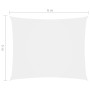 Toldo de vela rectangular tela Oxford blanco 5x6 m de , Sombrillas - Ref: Foro24-135274, Precio: 76,39 €, Descuento: %
