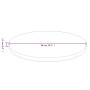 Tablero de mesa redonda madera de roble marrón oscuro Ø90x1,5cm de , Tableros para mesas - Ref: Foro24-342971, Precio: 114,99...