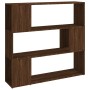 Estantería/divisor de espacios color roble marrón 100x24x94 cm de , Librerías y estanterías - Ref: Foro24-826649, Precio: 61,...