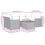 Set sofás de jardín 7 piezas y cojines ratán sintético beige de , Conjuntos de jardín - Ref: Foro24-3225799, Precio: 449,18 €...