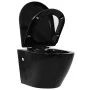 Spülrandloses Wand-WC aus schwarzer Keramik von vidaXL, Badezimmer - Ref: Foro24-145238, Preis: 230,15 €, Rabatt: %