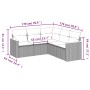 Set de muebles de jardín 5 pzas y cojines ratán sintético negro de , Conjuntos de jardín - Ref: Foro24-3225958, Precio: 303,7...
