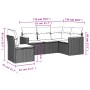 Set de muebles de jardín 5 pzas y cojines ratán sintético negro de , Conjuntos de jardín - Ref: Foro24-3225972, Precio: 303,7...