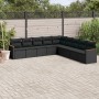Set de sofás de jardín 8 piezas y cojines ratán sintético negro de , Conjuntos de jardín - Ref: Foro24-3226055, Precio: 552,9...