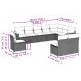 Set de sofás de jardín 10 pzas cojines ratán sintético negro de , Conjuntos de jardín - Ref: Foro24-3226069, Precio: 617,85 €...