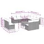 12-piece garden sofa set with gray synthetic rattan cushions by , Garden sets - Ref: Foro24-3226095, Price: 664,44 €, Discoun...
