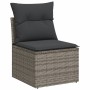 Set de sofás de jardín 7 piezas con cojines ratán PE gris de , Conjuntos de jardín - Ref: Foro24-3226144, Precio: 427,89 €, D...