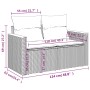 Set de sofás de jardín 7 piezas con cojines ratán PE gris de , Conjuntos de jardín - Ref: Foro24-3226144, Precio: 427,89 €, D...