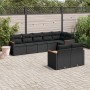 Set de sofás de jardín 8 piezas y cojines ratán sintético negro de , Conjuntos de jardín - Ref: Foro24-3226146, Precio: 543,6...