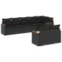 Set de sofás de jardín 8 piezas y cojines ratán sintético negro de , Conjuntos de jardín - Ref: Foro24-3226146, Precio: 543,6...
