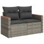 8-piece garden sofa set and gray synthetic rattan cushions by , Garden sets - Ref: Foro24-3226200, Price: 441,05 €, Discount: %