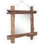 Espejo de troncos de madera maciza reciclada natural 70x70 cm de vidaXL, Espejos - Ref: Foro24-283934, Precio: 113,91 €, Desc...
