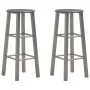 Taburetes de cocina 2 unidades MDF gris antracita de vidaXL, Taburetes de cocina - Ref: Foro24-284387, Precio: 69,79 €, Descu...