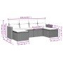 Set de muebles de jardín 6 pzas y cojines ratán sintético gris de , Conjuntos de jardín - Ref: Foro24-3226221, Precio: 311,31...