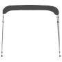 Toldo Bimini de 4 arcos gris antracita 243x196x137 cm de , Cubiertas para almacenamiento de barcas - Ref: Foro24-93138, Preci...
