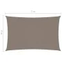 Toldo de vela rectangular tela Oxford gris taupe 4x7 m de , Sombrillas - Ref: Foro24-135438, Precio: 78,58 €, Descuento: %