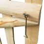 Tor für Zaun 100x100 imprägniertes Haselnussholz von , Gartentore - Ref: Foro24-142591, Preis: 83,59 €, Rabatt: %