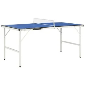 Mesa de ping pong con red azul 152x76x66 cm de vidaXL, Mesas de ping pong - Ref: Foro24-91946, Precio: 153,80 €, Descuento: %