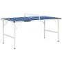 Mesa de ping pong con red azul 152x76x66 cm de vidaXL, Mesas de ping pong - Ref: Foro24-91946, Precio: 153,80 €, Descuento: %