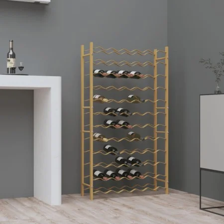 Weinregal aus goldfarbenem Metall für 72 Flaschen von , Weinregale - Ref: Foro24-340913, Preis: 123,18 €, Rabatt: %