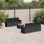 Set de comedor de jardín 7 pzas y cojines ratán sintético negro de , Conjuntos de jardín - Ref: Foro24-3225789, Precio: 438,4...