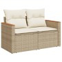 Juego de sofás de jardín con cojines beige 8 pzas ratán PE de , Conjuntos de jardín - Ref: Foro24-3225890, Precio: 469,43 €, ...