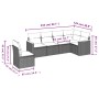 Set de muebles de jardín 6 pzas y cojines ratán sintético gris de , Conjuntos de jardín - Ref: Foro24-3226018, Precio: 353,95...