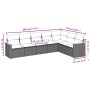Set de sofás de jardín 7 piezas con cojines ratán PE gris de , Conjuntos de jardín - Ref: Foro24-3226032, Precio: 408,34 €, D...