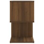 Mesitas de noche 2 uds contrachapada marrón roble 50x30x51,5cm de vidaXL, Mesitas de noche - Ref: Foro24-815833, Precio: 51,0...