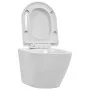 Inodoro de pared sin bordes de cerámica blanco de vidaXL, Baños - Ref: Foro24-145237, Precio: 177,92 €, Descuento: %
